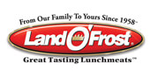 Logo: From our family to yours since 1958 -- Land O' Frost great tasting lunchmeats